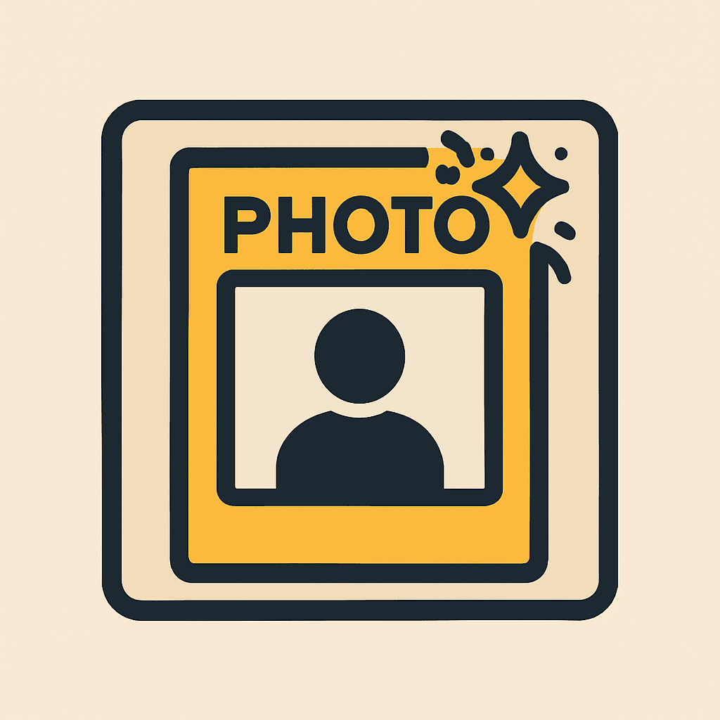 A custom photo frame preview